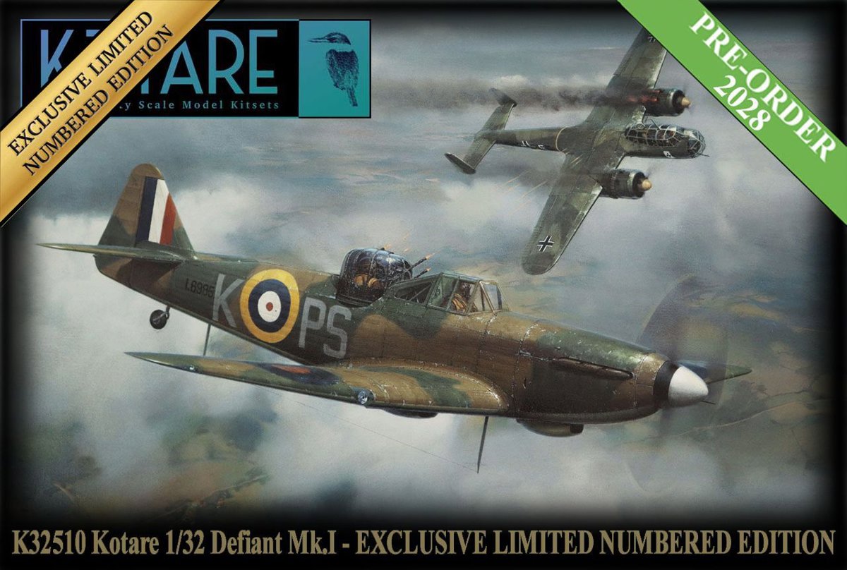 K32510 Kotare 1/32 Defiant Mk.I - EXCLUSIVE LIMITED NUMBERED EDITION